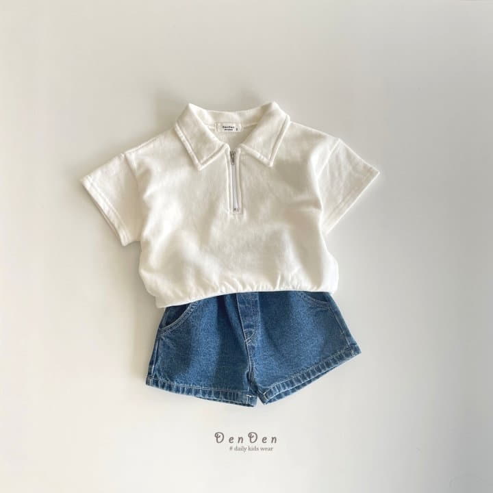 Denden - Korean Children Fashion - #toddlerclothing - Onder Denim Shorts - 10
