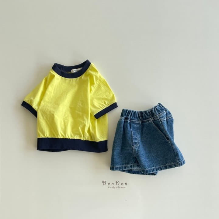 Denden - Korean Children Fashion - #toddlerclothing - Together Color Tee - 6