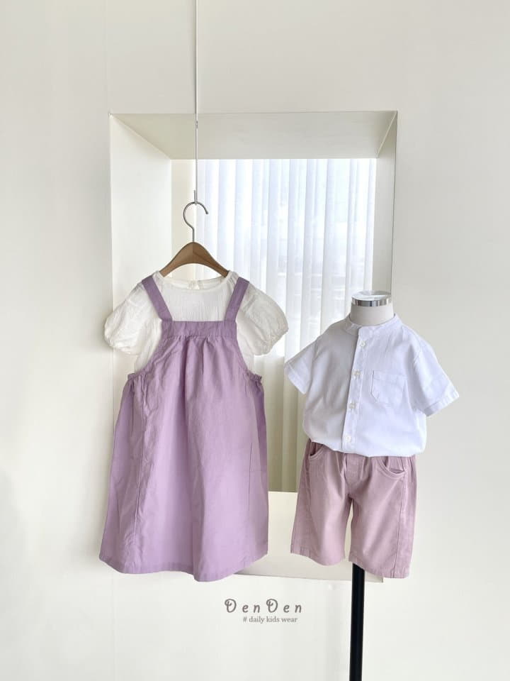 Denden - Korean Children Fashion - #toddlerclothing - Summer Craker Shirt - 3