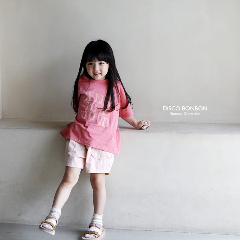 Disco Bonbon - Korean Children Fashion - #Kfashion4kids - Hello Tee - 3