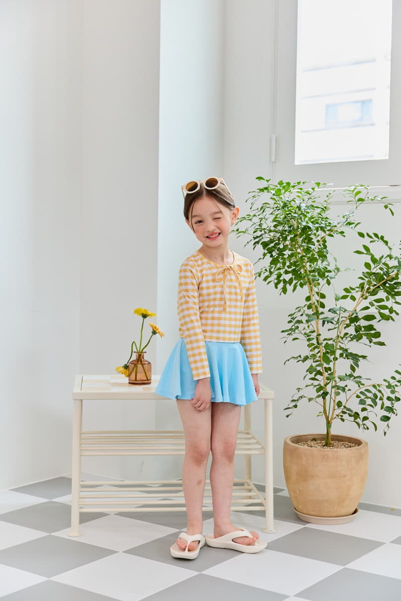 Dore Dore - Korean Children Fashion - #designkidswear - Some Frea Water Skirt Brown Sky - 8
