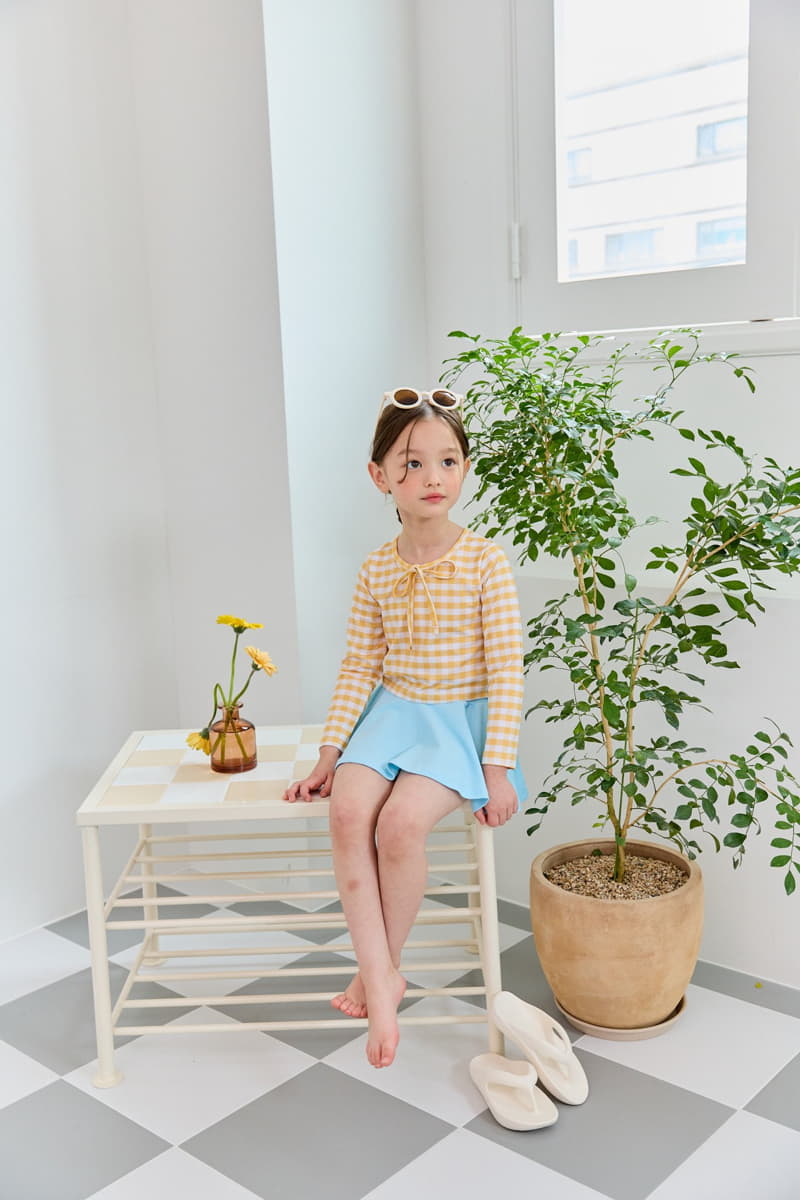 Dore Dore - Korean Children Fashion - #discoveringself - Some Frea Water Skirt Brown Sky - 9