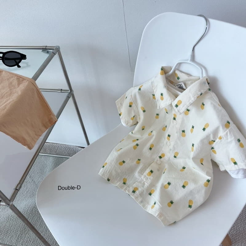 Doubled - Korean Children Fashion - #littlefashionista - Pineapple Shirt - 6
