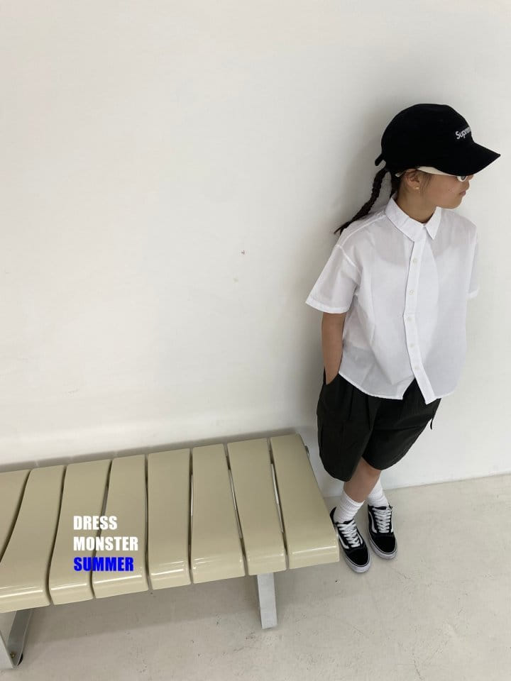 Dress Monster - Korean Junior Fashion - #childofig - Curved Shirt - 7