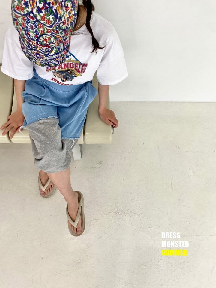 Dress Monster - Korean Junior Fashion - #childrensboutique - 2 way Jeans - 2