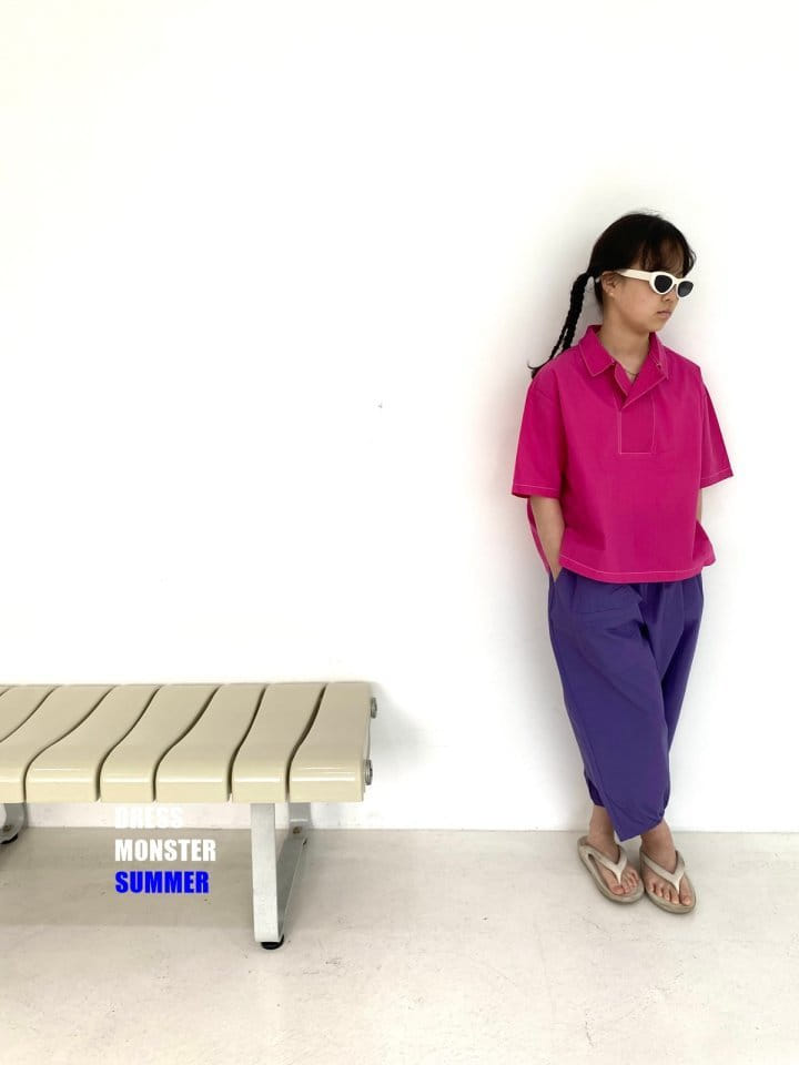 Dress Monster - Korean Junior Fashion - #designkidswear - Stitch Shirt - 8