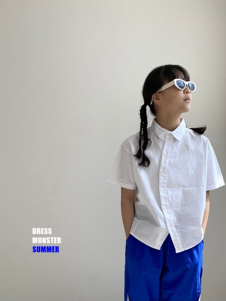 Dress Monster - Korean Junior Fashion - #fashionkids - Curved Shirt - 12