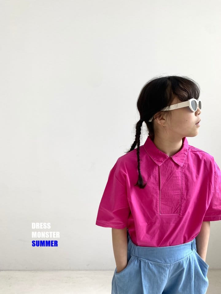 Dress Monster - Korean Junior Fashion - #kidsshorts - Stitch Shirt - 11