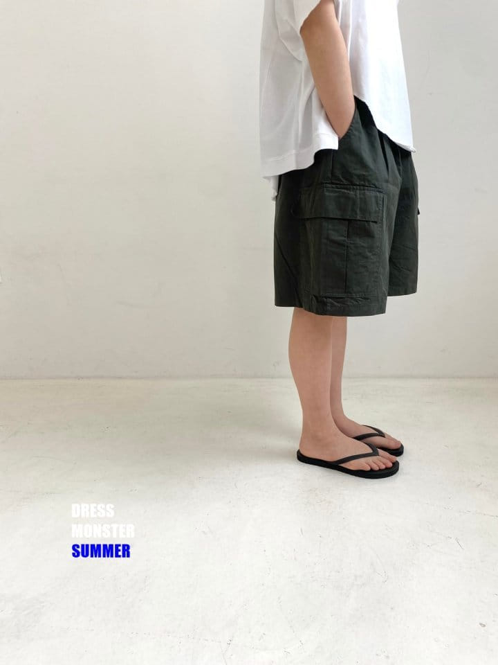 Dress Monster - Korean Junior Fashion - #toddlerclothing - Cargo Shorts - 4