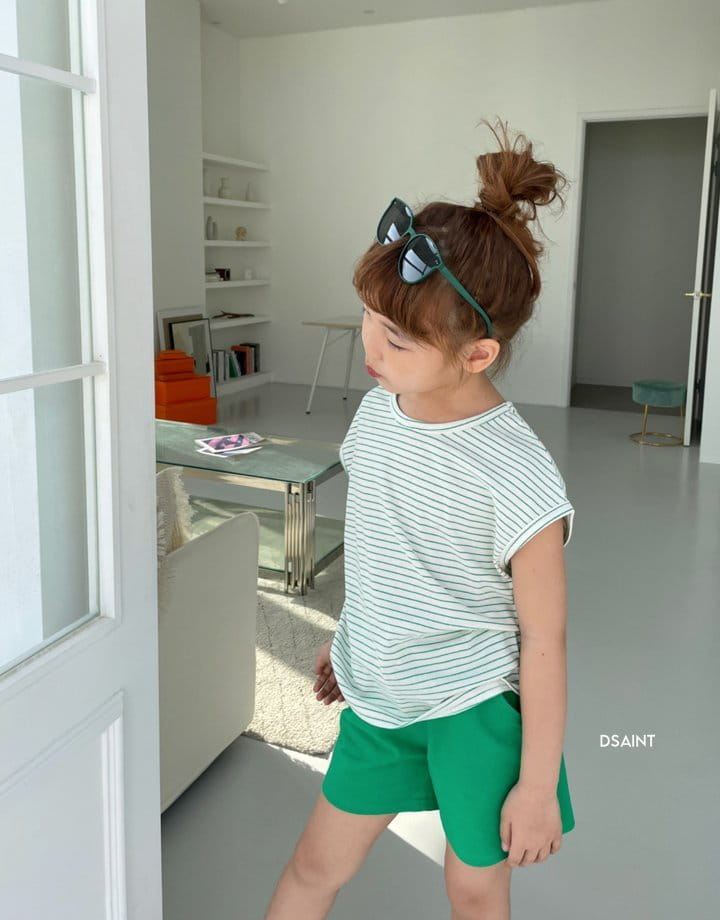 Dsaint - Korean Children Fashion - #childofig - Piping Sleeveless Tee - 11