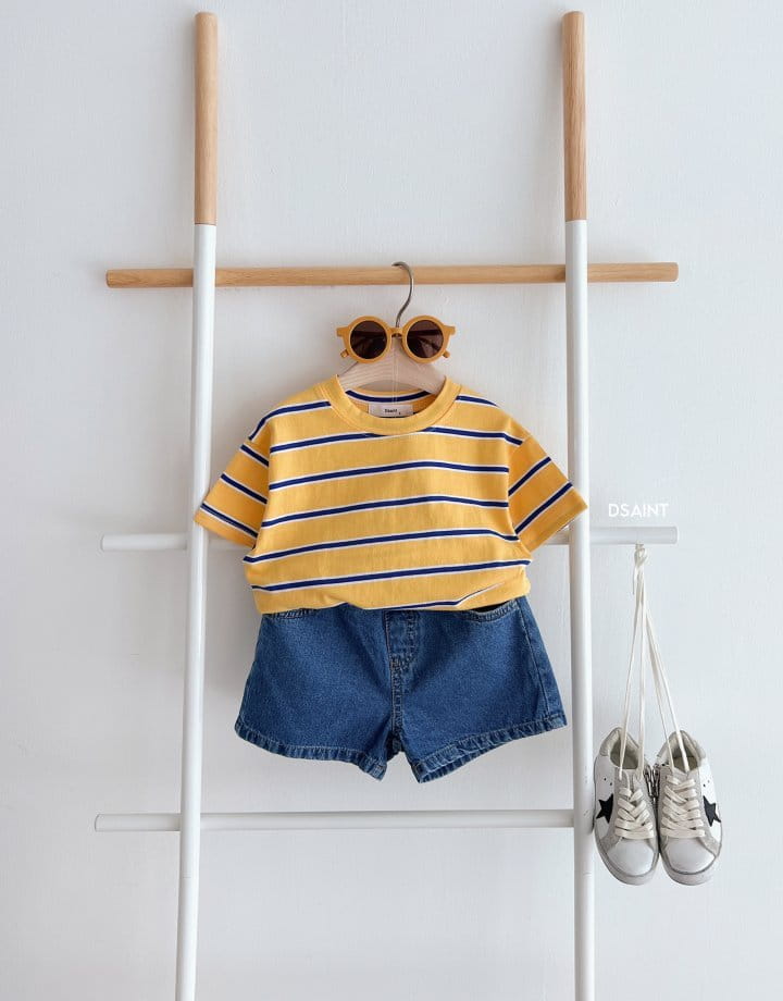 Dsaint - Korean Children Fashion - #childofig - Multi Stripes Tee - 11