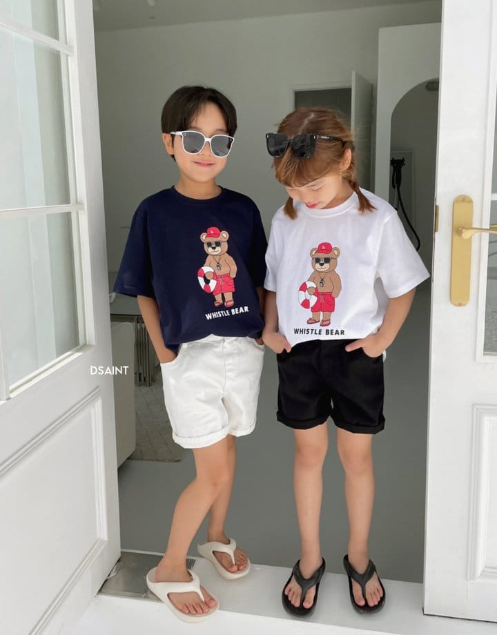 Dsaint - Korean Children Fashion - #childofig - Whisle Bear Tee - 8