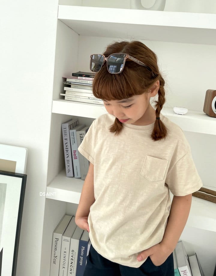 Dsaint - Korean Children Fashion - #childofig - Slav Pocket Tee - 2