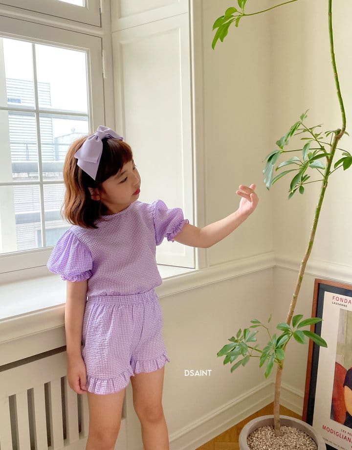 Dsaint - Korean Children Fashion - #designkidswear - Pretty Top Bottom Set - 10