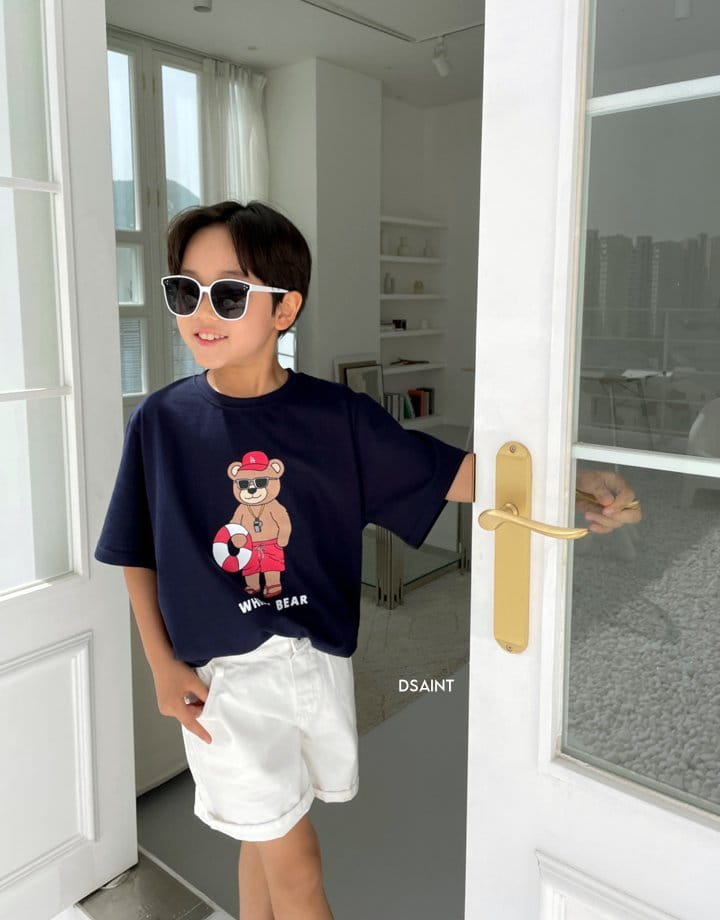 Dsaint - Korean Children Fashion - #designkidswear - Whisle Bear Tee - 11