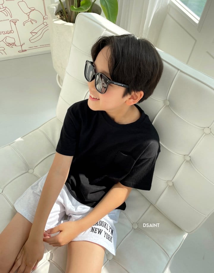 Dsaint - Korean Children Fashion - #childrensboutique - Slav Pocket Tee - 4