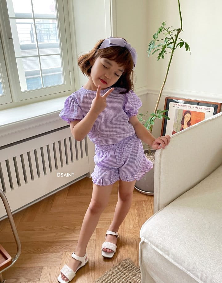 Dsaint - Korean Children Fashion - #discoveringself - Pretty Top Bottom Set - 11