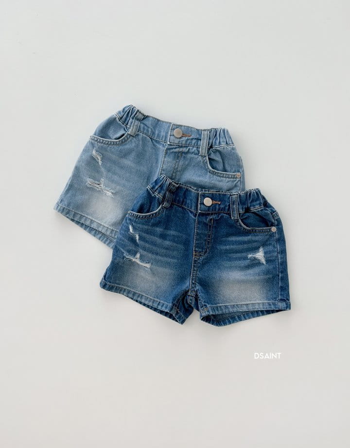 Dsaint - Korean Children Fashion - #fashionkids - Half Open Jeans - 12