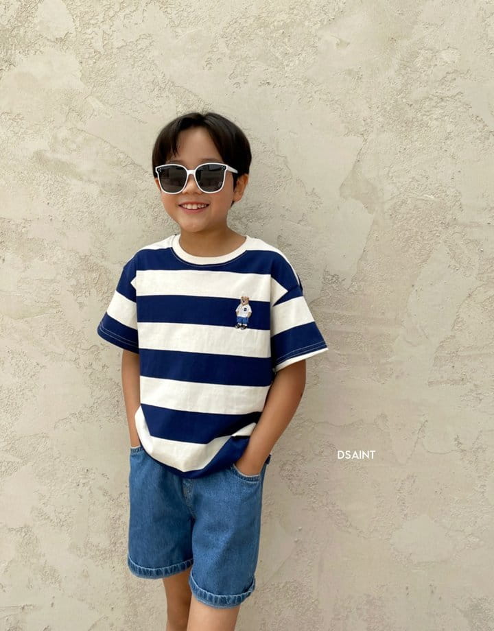 Dsaint - Korean Children Fashion - #fashionkids - Denggang Bear Tee - 4