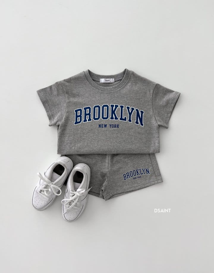 Dsaint - Korean Children Fashion - #kidsshorts - Brock Top Bottom Set - 12