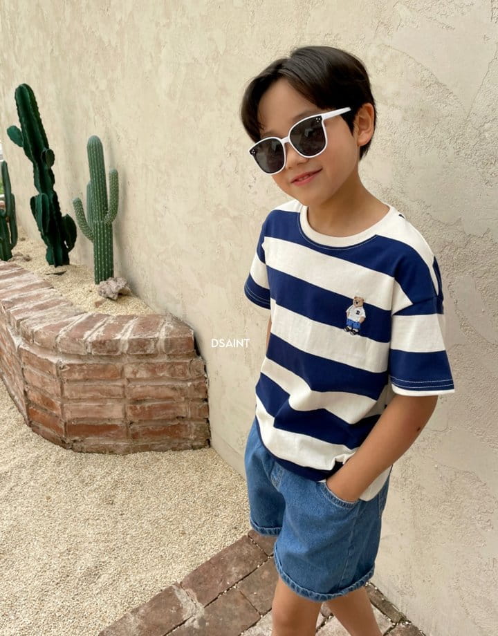 Dsaint - Korean Children Fashion - #kidsstore - Denggang Bear Tee - 5