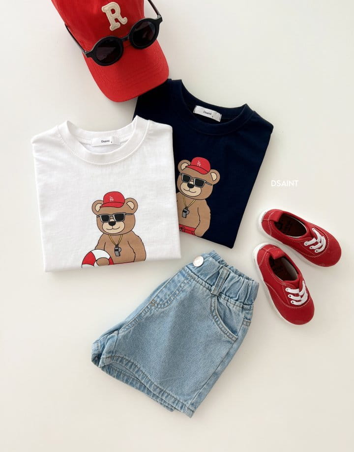 Dsaint - Korean Children Fashion - #magicofchildhood - Whisle Bear Tee - 5