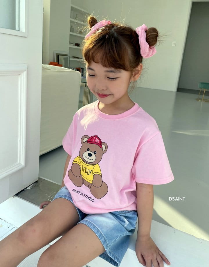 Dsaint - Korean Children Fashion - #minifashionista - I AM Bear Tee - 8