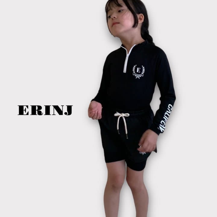 Erin J - Korean Children Fashion - #kidzfashiontrend - Rashguard Half zIp-up - 4