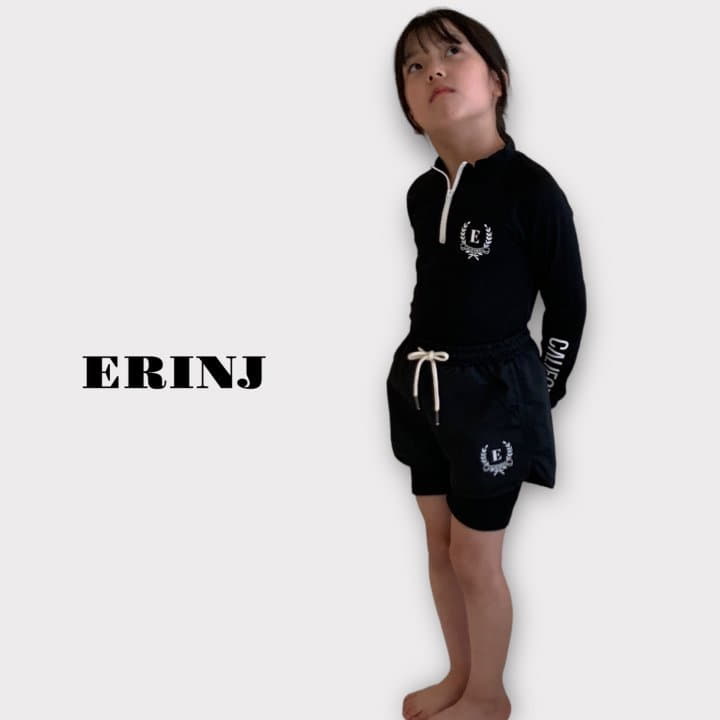 Erin J - Korean Children Fashion - #kidzfashiontrend - Rashguard Half zIp-up - 3