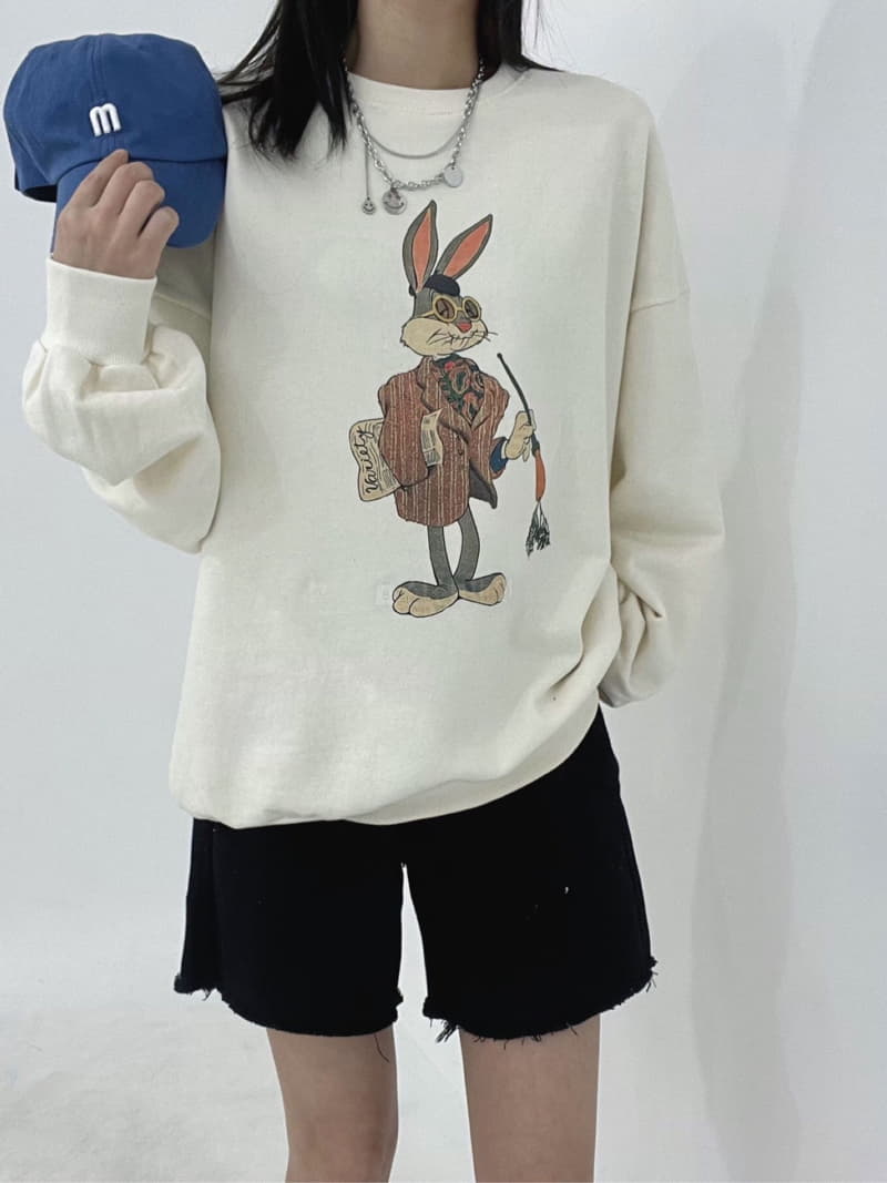 Eve - Korean Women Fashion - #momslook - Sinsa Rabbit Tee