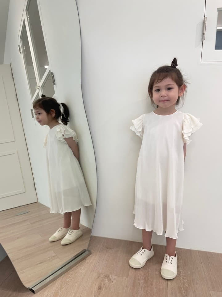 Flower J - Korean Children Fashion - #kidzfashiontrend - Pleats One-piece - 4