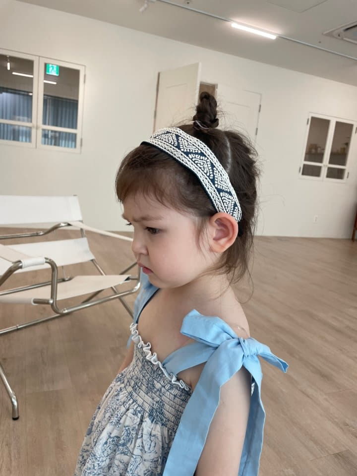 Flower J - Korean Children Fashion - #minifashionista - Blue Hairband - 3