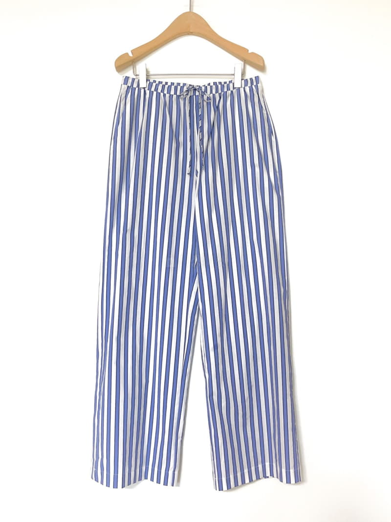 Fric - Korean Women Fashion - #momslook - Jim Stripes Pants - 7