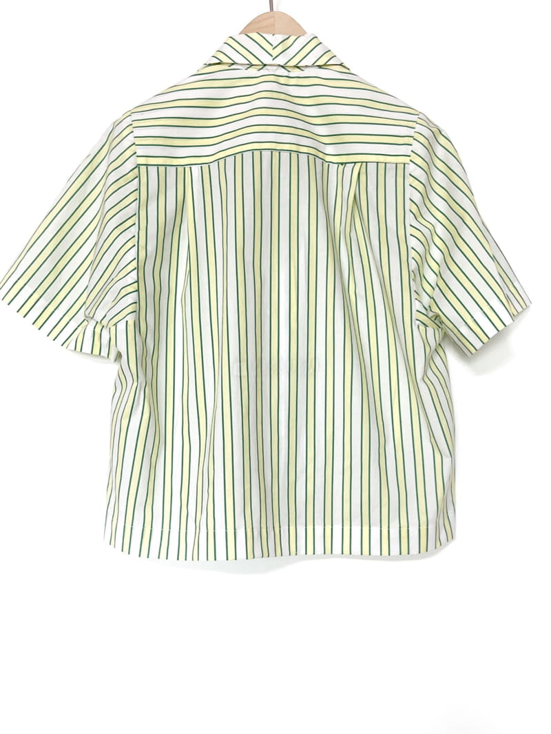 Fric - Korean Women Fashion - #momslook - Jim Stripes Shirt - 8