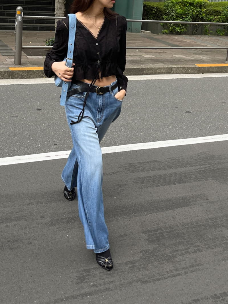 Fric - Korean Women Fashion - #pursuepretty - Denim Jeans - 5