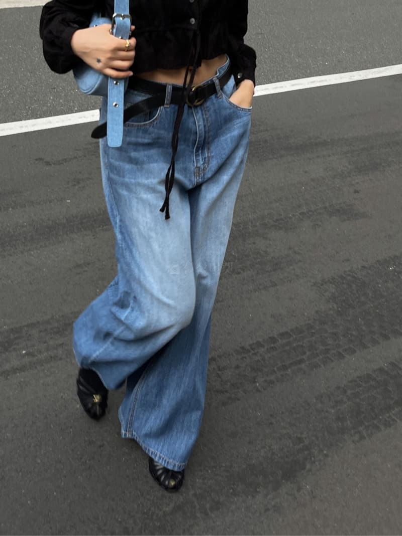 Fric - Korean Women Fashion - #restrostyle - Denim Jeans - 6