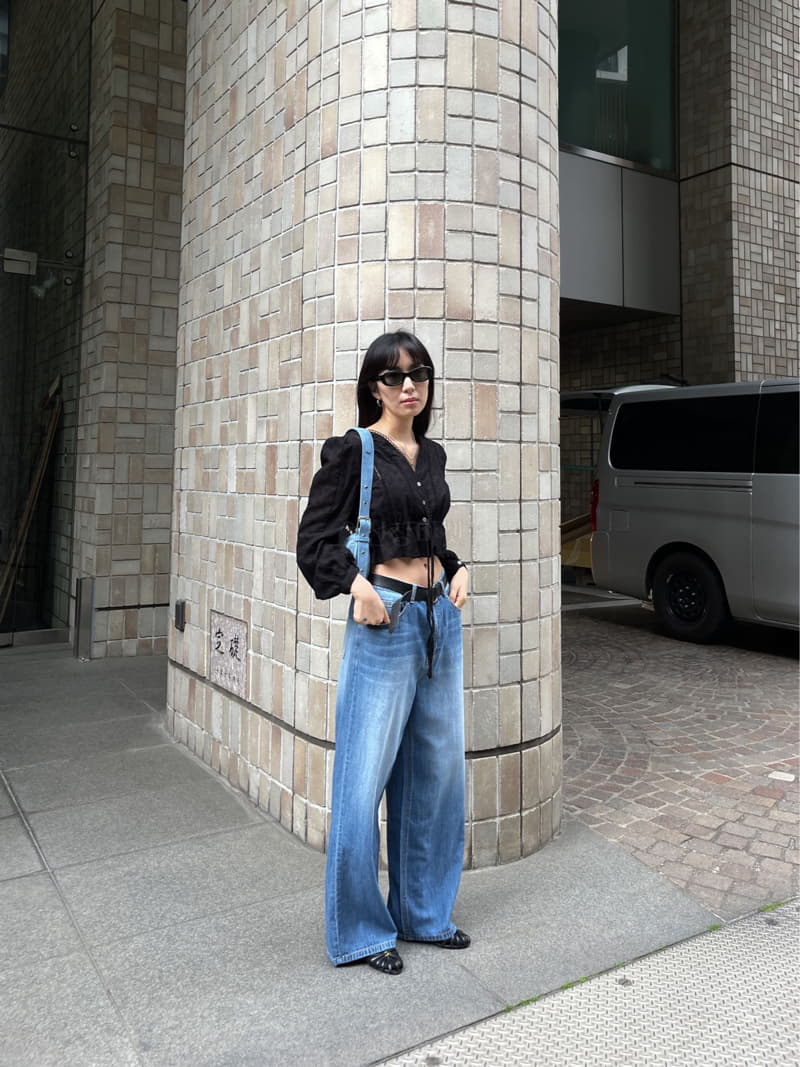 Fric - Korean Women Fashion - #vintageinspired - Denim Jeans - 3