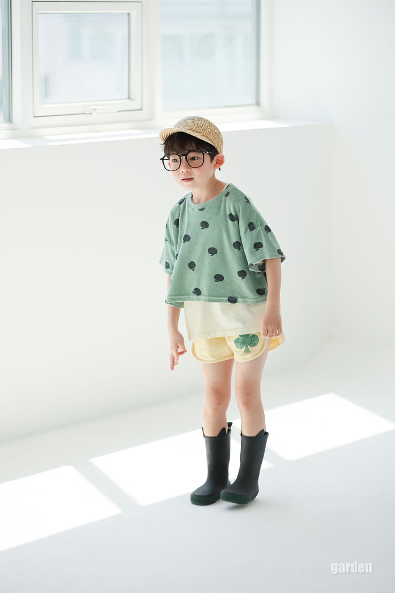 Garden - Korean Children Fashion - #childofig - Apple Terry Tee - 9