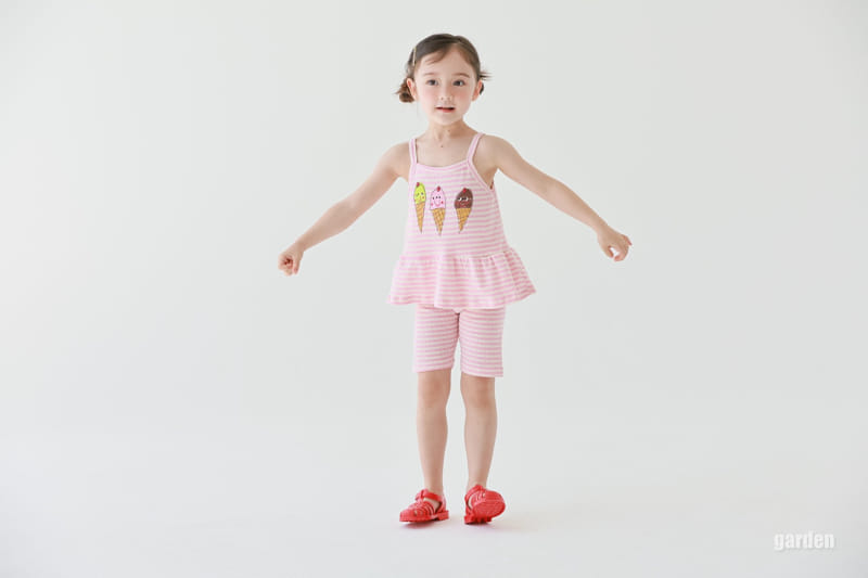 Garden - Korean Children Fashion - #childofig - Ice Cream Sleeveless - 6