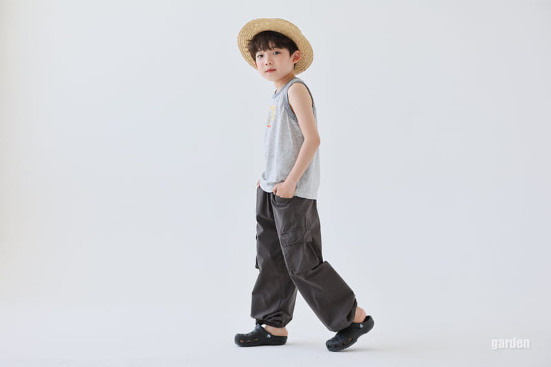 Garden - Korean Children Fashion - #childofig - Aqua Cargo Pants - 3
