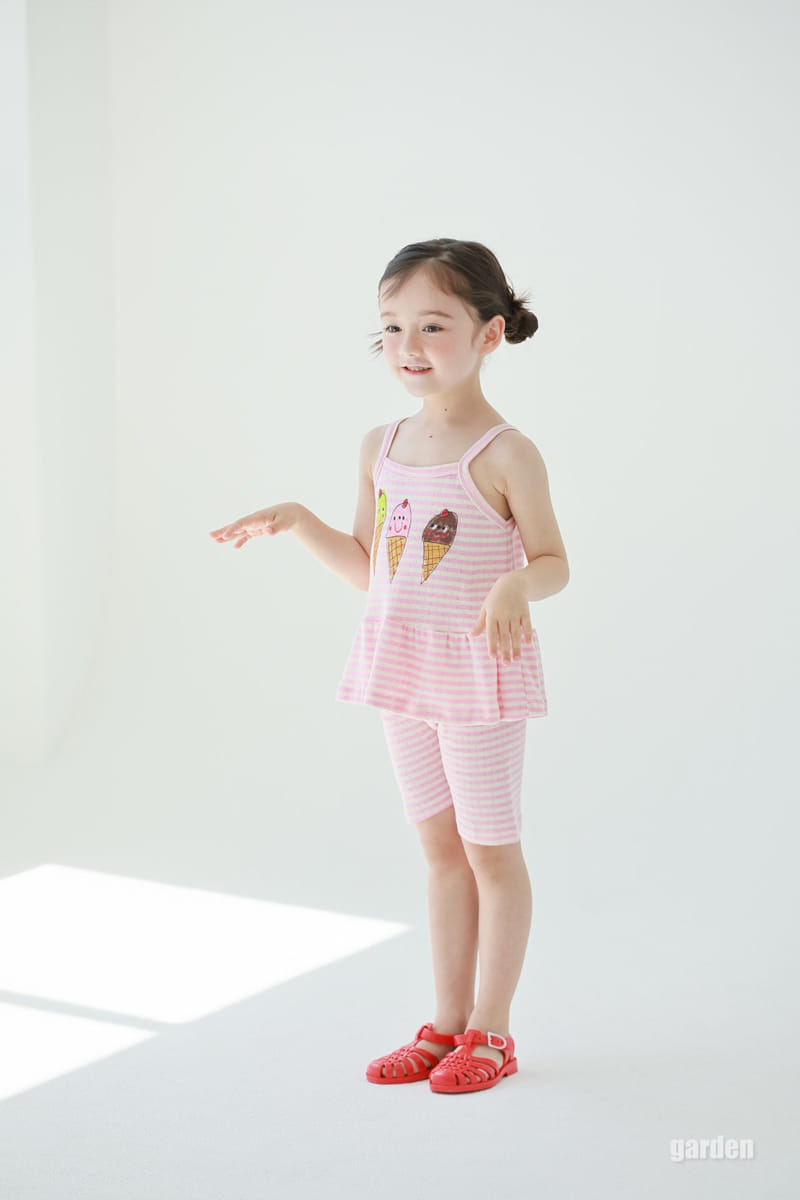 Garden - Korean Children Fashion - #childrensboutique - Ice Cream Sleeveless - 7