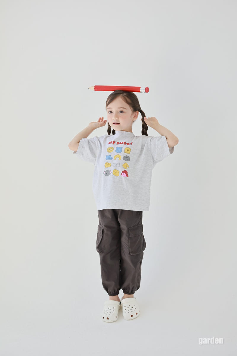 Garden - Korean Children Fashion - #childofig - Aqua Cargo Pants - 4
