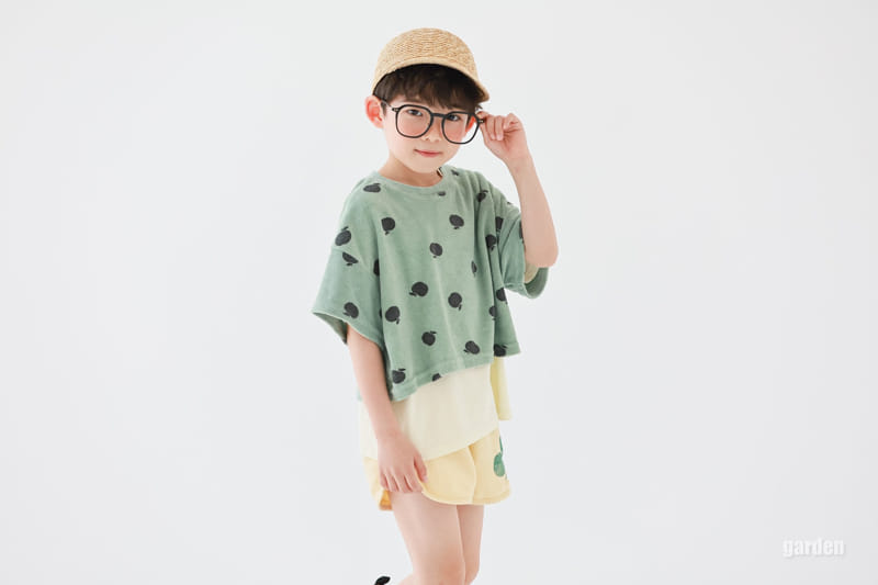 Garden - Korean Children Fashion - #discoveringself - Apple Terry Tee - 12
