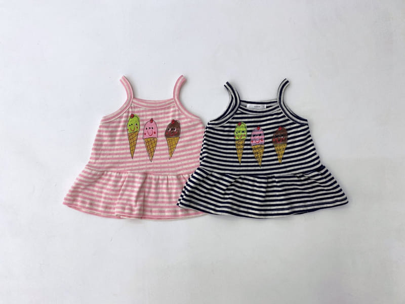 Garden - Korean Children Fashion - #kidsshorts - Ice Cream Sleeveless - 11