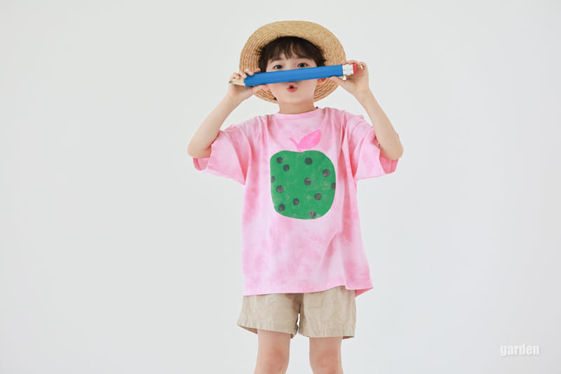 Garden - Korean Children Fashion - #kidsshorts - Wate Apple Tee - 5