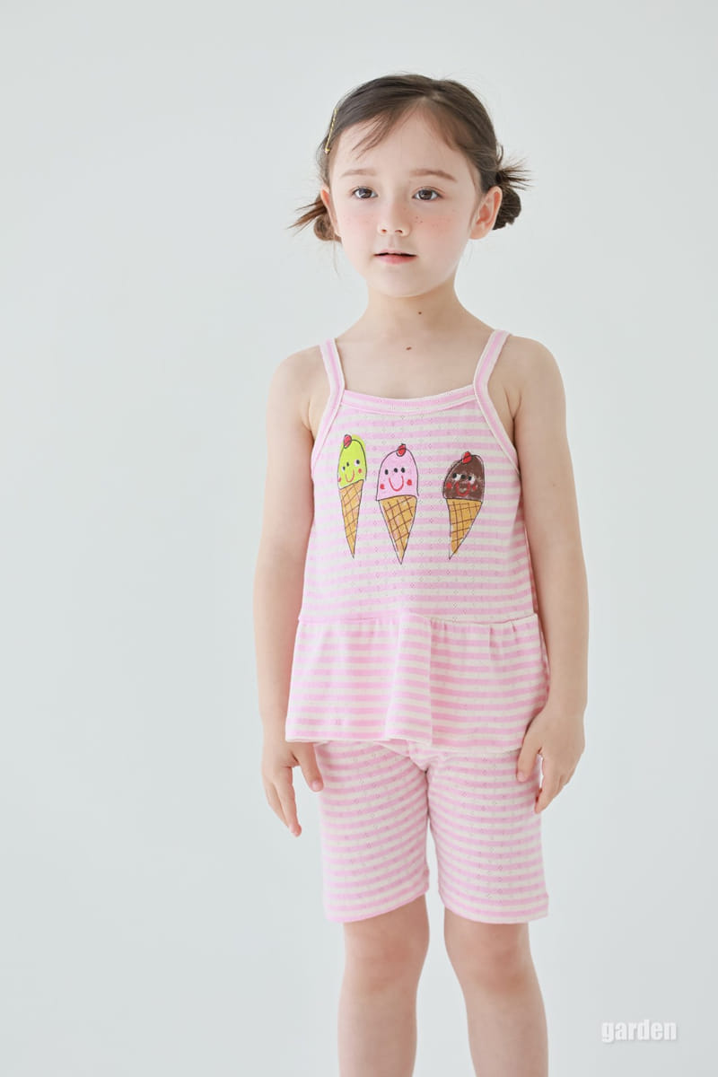 Garden - Korean Children Fashion - #prettylittlegirls - Ice Cream Sleeveless - 2