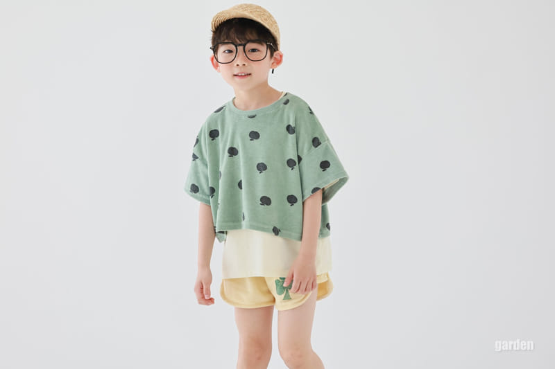 Garden - Korean Children Fashion - #stylishchildhood - Apple Terry Tee - 8
