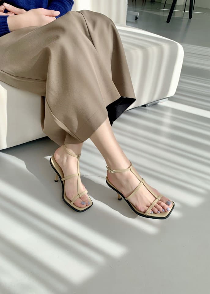 Golden Shoe - Korean Women Fashion - #momslook - TN1055  Sandals - 2