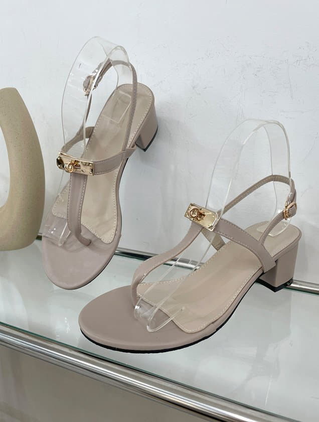 Golden Shoe - Korean Women Fashion - #momslook - bu2152  Sandals - 3