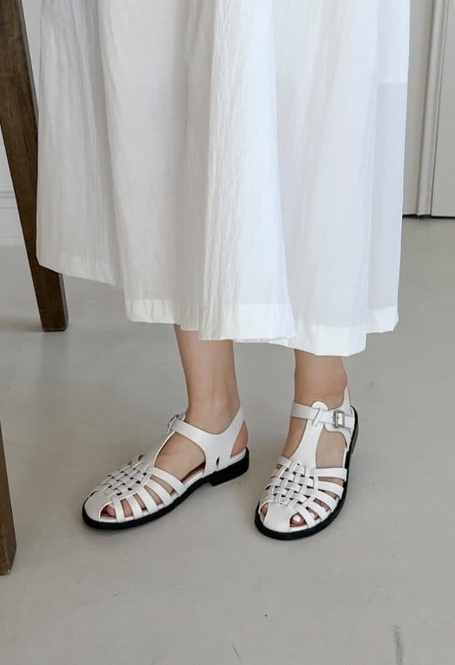 Golden Shoe - Korean Women Fashion - #momslook - ka1986 Sandals - 3